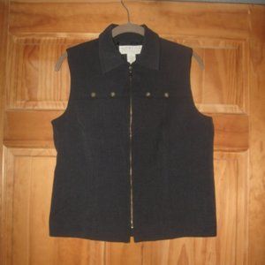 Norton McNaughton Black Zip Up Vest